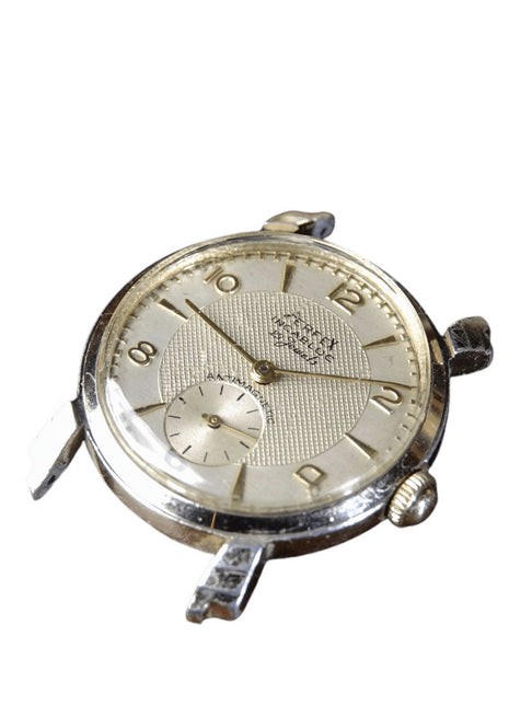 c1950 29 Jewel Perfex Incabloc Wristwatch in working order Antimagnetic Guilloch - Estate Fresh Austin