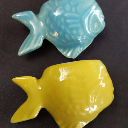 c1950 Bauer Chicken Of the Sea Advertising Salt and Pepper Shakers MINT Californ - Estate Fresh Austin