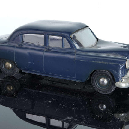 c1950 Chevy Promo Car Bank Plastic Regatta blue - Estate Fresh Austin