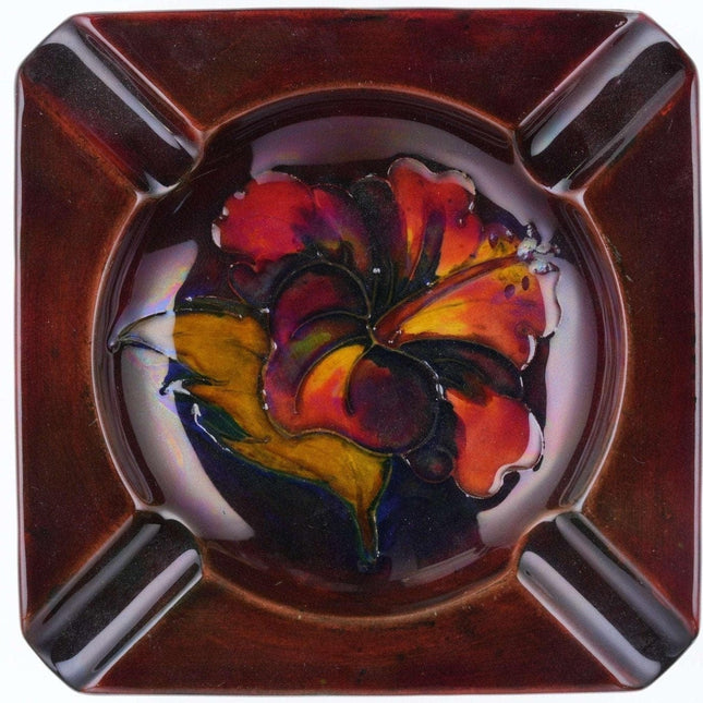 c1950 Moorcroft Art Deco Ceramic Ashtray - Estate Fresh Austin