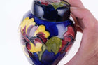 c1950 Walter Moorcroft Hibiscus Ginger Jar - Estate Fresh Austin