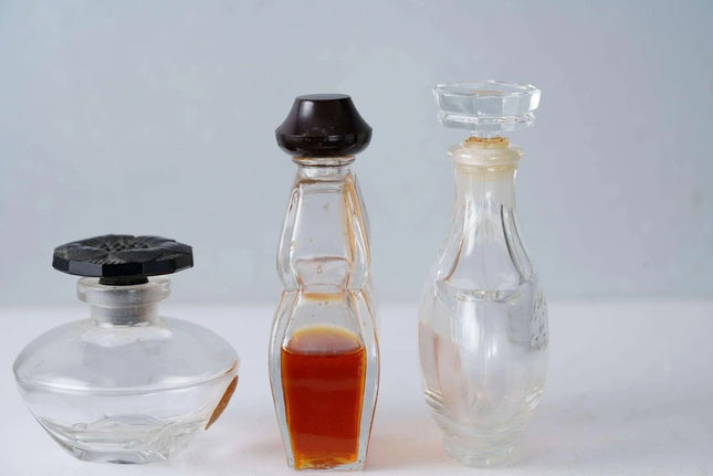c1950's French perfume bottles b - Estate Fresh Austin