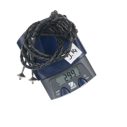 c1950's Native American silver and turquoise bolo tie - Estate Fresh Austin