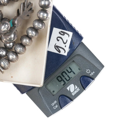 c1950's Native American silver and turquoise necklace - Estate Fresh Austin