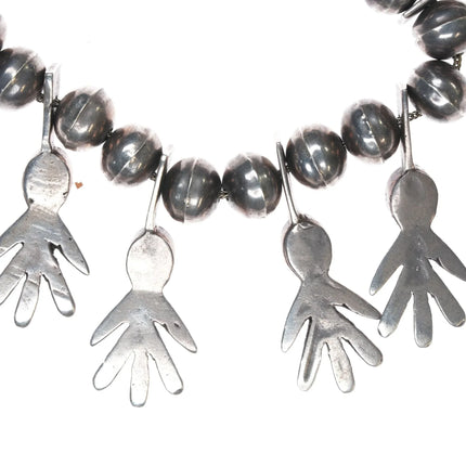 c1950's Native American silver and turquoise necklace - Estate Fresh Austin