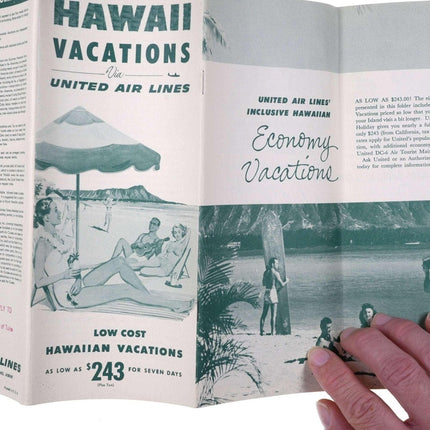 c1952 Hawaiian Islands United Air Lines Hawaii Sugar C and H etc Brochures and b - Estate Fresh Austin