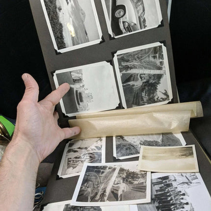 c1954 USS Boxer Far Eastern Cruise Marines Scrapbook Photo Album 178 Photos - Estate Fresh Austin