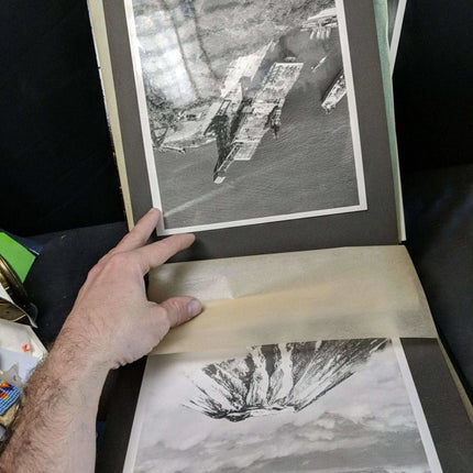 c1954 USS Boxer Far Eastern Cruise Marines Scrapbook Photo Album 178 Photos - Estate Fresh Austin