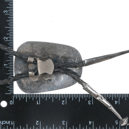 c1960 c-31 Effie Calavaza Zuni Snake bolo tie - Estate Fresh Austin