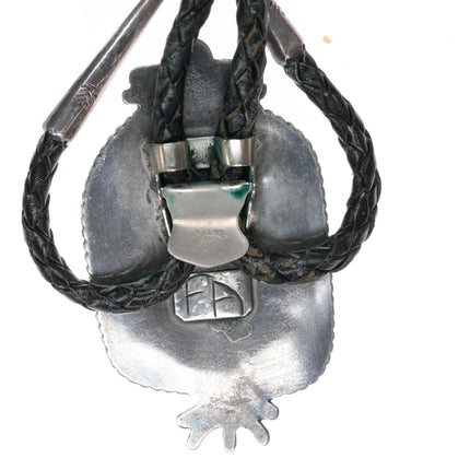 c1960 c-31 Large Scorpion Native American Sterling high grade turquoise bolo tie - Estate Fresh Austin