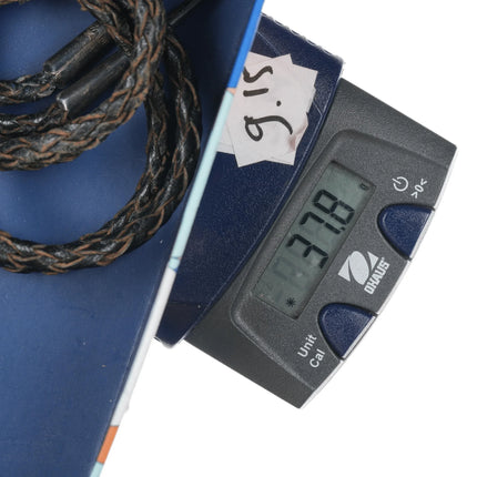 c1960 c-31 Native American silver and agate bolo tie - Estate Fresh Austin