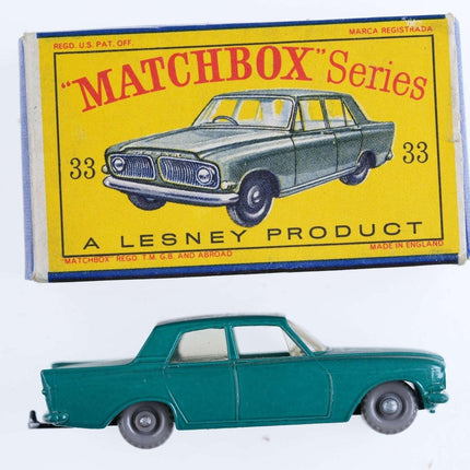 c1960 Matchbox 33 Ford Zephyr 6 - Estate Fresh Austin