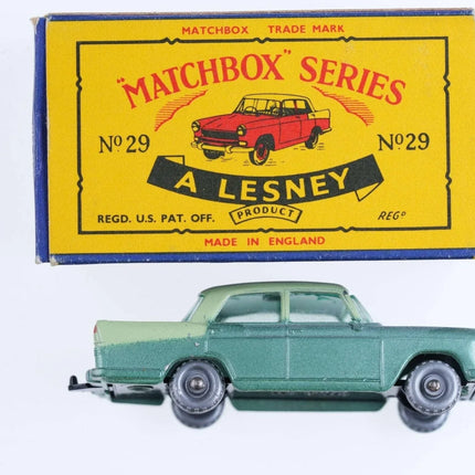 c1960 Matchbox Lesney 29 Austin A55 Cambridge with box - Estate Fresh Austin