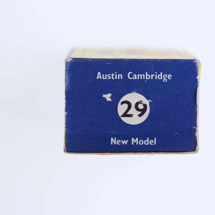 c1960 Matchbox Lesney 29 Austin A55 Cambridge with box - Estate Fresh Austin