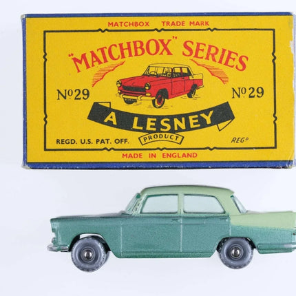 c1960 Matchbox Lesney 29 Austin A55 Cambridge with box - Estate Fresh Austin