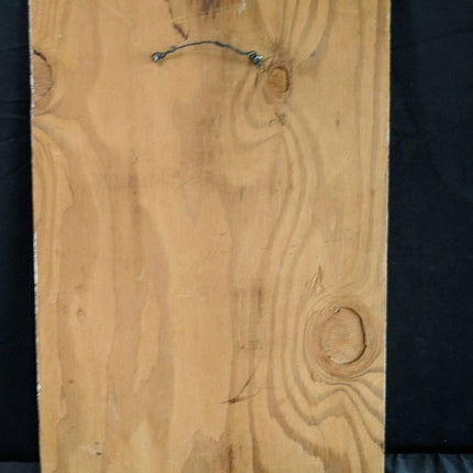 c1960 Mid Century Gravel Art Girl with Poodle - Estate Fresh Austin