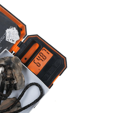 c1960 Navajo Heavy stamped silver bolo tie with turquoise and dangles - Estate Fresh Austin