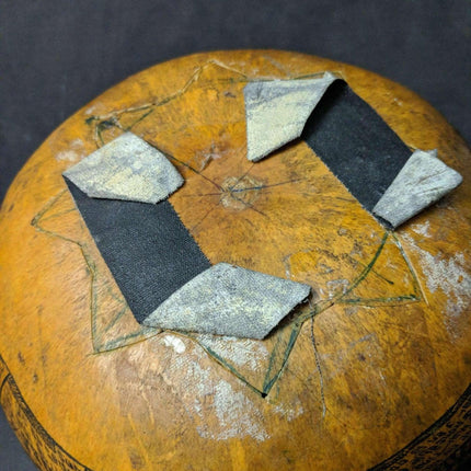 c1960 Peruvian Indigenous Native Gourd art - Estate Fresh Austin