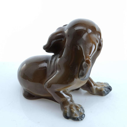 c1960 Rosenthal Dachshund Figure by Kuspert - Estate Fresh Austin