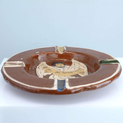 c1960 Su Casa Chicago Restaurant Ashtray Tlaquepaque Mexican Folk pottery - Estate Fresh Austin