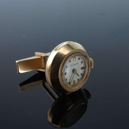 c1960's 14K Gold Jaeger LeCoultre Watch Cufflink - Estate Fresh Austin