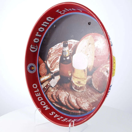 c1960's Modello, Corona, Victoria, Mexican Beer Tray 13.25" - Estate Fresh Austin