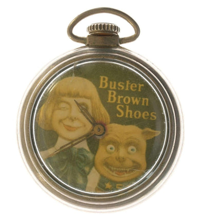 c1970 Buster Brown Shoes Watch/ Pocketwatch - Estate Fresh Austin