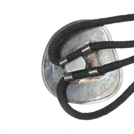 c1970's Sterling and Jasper modernist bolo tie - Estate Fresh Austin