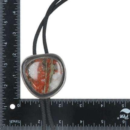 c1970's Sterling and Jasper modernist bolo tie - Estate Fresh Austin