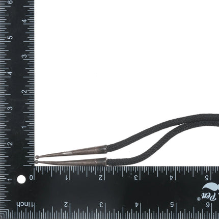 c1970's Sterling and Jasper modernist bolo tie - Estate Fresh Austin