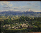 c1980 Mexican Landscape Oil on Canvas with Incredible Detail - Estate Fresh Austin
