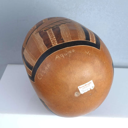 Cesar Aquino Peruvian Gourd Art - Estate Fresh Austin