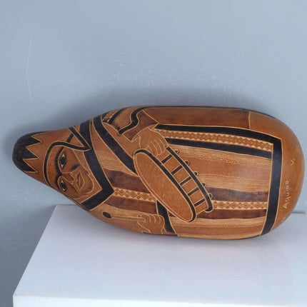 Cesar Aquino Peruvian Gourd Art - Estate Fresh Austin