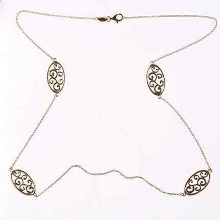 Charles Garnier Sterling Vermeil necklace - Estate Fresh Austin