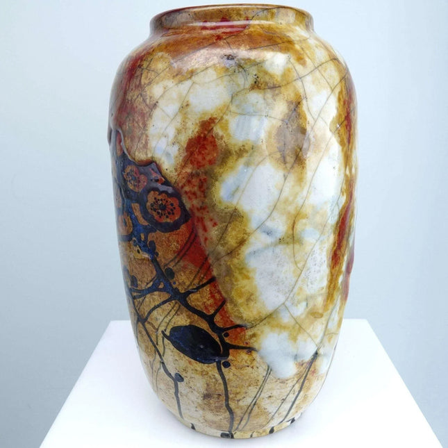 Charles Noke (1858-1941) c1925 Royal Doulton Chang over Sung Flambe Vase - Estate Fresh Austin