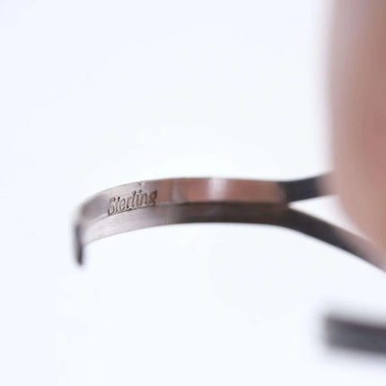 Childs Navajo Sterling turquoise bear claw shadowbox cuff bracelet - Estate Fresh Austin