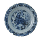 Chinese Ming Dynasty Plate Blue Underglaze 8.25
