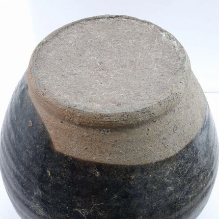 Chinese Ming Dynasty Storage Jar Brownware 6.75" tall x 6" wide - Estate Fresh Austin