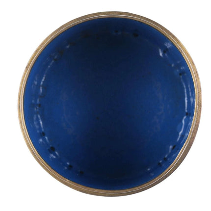 Chinese Republic Period cloisonne humidor with bronze foo lion handle - Estate Fresh Austin