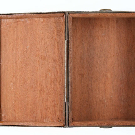 Chinese Republic Period Cloisonne mounted Brass Humidor - Estate Fresh Austin