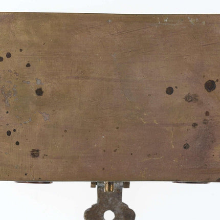 Chinese Republic Period Cloisonne mounted Brass Humidor - Estate Fresh Austin