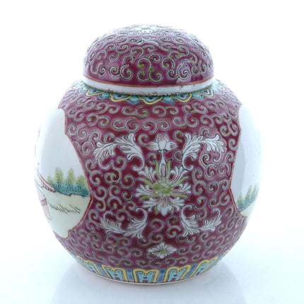 Chinese Republic Period Tea Jar with lid - Estate Fresh Austin