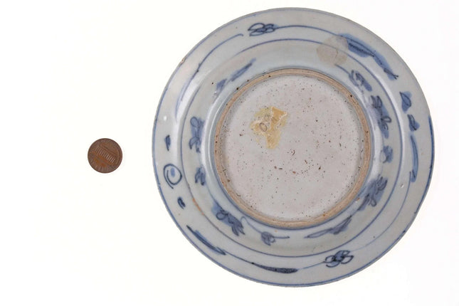 Chinese Wanli Ming Crane dish - Estate Fresh Austin