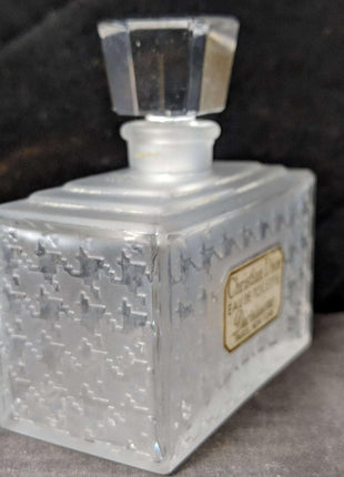 Christian Dior Diorissimo Frosted Perfume Bottle - Estate Fresh Austin