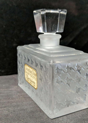 Christian Dior Diorissimo Frosted Perfume Bottle - Estate Fresh Austin