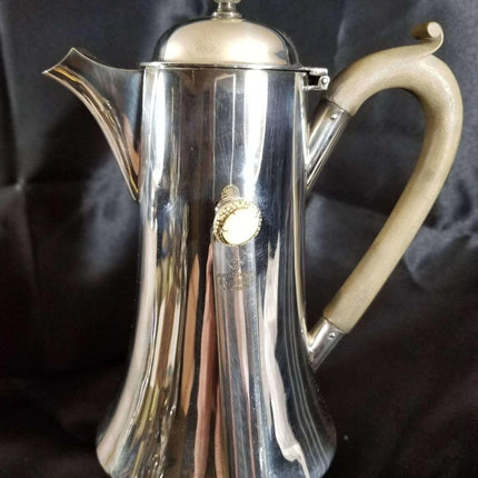 Christopher Dresser designed Hukin & Heath Art Nouveau Silverplate Spirit Kettle - Estate Fresh Austin