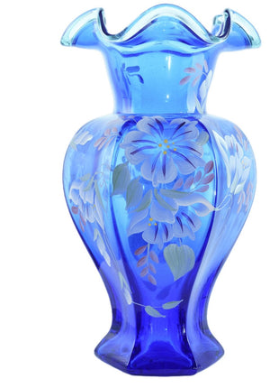 Cobalt Fenton 75 Year Vase - Estate Fresh Austin