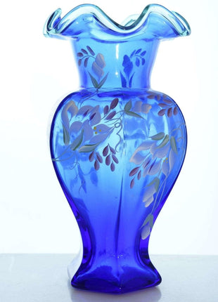 Cobalt Fenton 75 Year Vase - Estate Fresh Austin