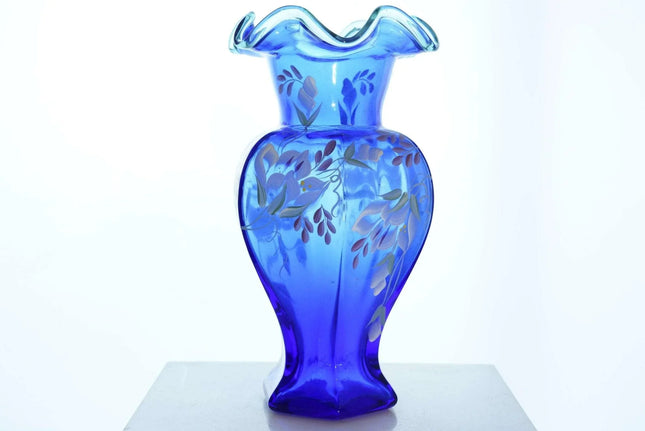 Cobalt Fenton 75 Year Vase - Estate Fresh Austin