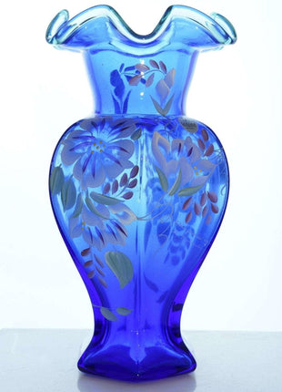 Cobalt Fenton 75 Year Vase - Estate Fresh Austin